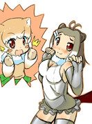 コツメちゃんの毛皮を着せたビーバー殿