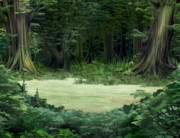 ♣RPGVXACE改変素材♣暗い森_遠景