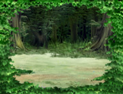 ♣RPGVXACE改変素材♣暗い森2_遠景