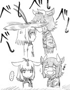 アラビアオリックスのお仕置き