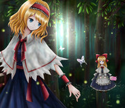 人形のある風景