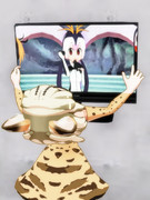 【MMD再現】ＰＰＰが大空ドリーマー歌ってる裏で・・・