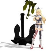 【モデル配布】ネイビーバルドー型ストックレスアンカー