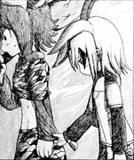 ヘラジカ達との戦闘後