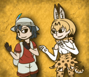 【壁画のまね】かりごっこ