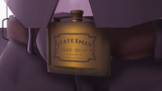 【MMDアクセサリ配布】STATESMAN buckle