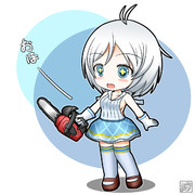 シロちゃん初描き