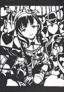 佐久間まゆ 【切り絵】