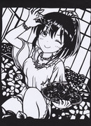 ［ミラクルパティシエール］堀裕子【切り絵】