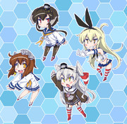 デフォルメ島雪天時