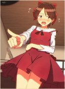 艦これラクガキ 猫娘敷波