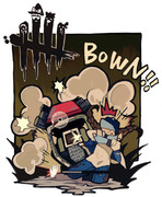 発電機爆発の人 ニコニコ静画 イラスト