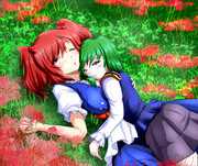 一緒にお昼寝。