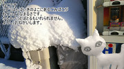 ねこがゆきでした。  にい