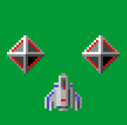 【ドットでGIF】回ってまたたくシオナイト【ゼビウス】