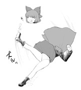 転倒 ニコニコ静画 イラスト