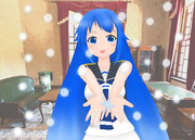 提督。雪を持ってきました♪