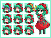 デフォルメ雛立ち絵＋アイコン