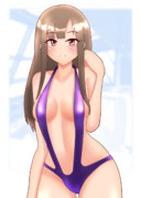 水本ゆかり×スリングショット水着