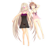 さくらとちぃと添い寝したい