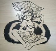 【切り絵】マミゾウさん