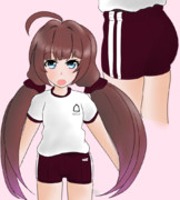 体操服と雛鶴あい【りゅうおうのおしごと！】