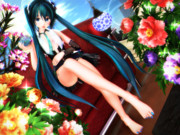 【今日のミクお姉さん】おみあしカフェ♡