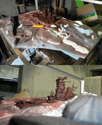 ヤマトジオラマ建造 順調！