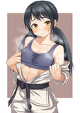 汗をかいた中野有香ちゃんです