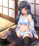 甘酒に酔っちゃう朝潮ちゃん