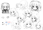 表情集というか生首の羅列