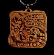 木彫りのリオレウス キーホルダー