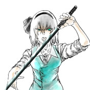 弓を引く ニコニコ静画 イラスト
