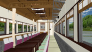 【MMDモデル配布】スロ８１系お座敷客車【MMD鉄道】