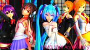 【MikuMikuDance】ＭＭＤ10周年！！【我が家のボカロ組】