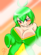 ガラス越しのクルマユのまくらちゃん