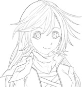 ライダーひじりん/聖白蓮を描いています..