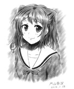 戸山香澄 ニコニコ静画 イラスト