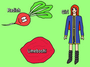 RUG (Radish, Umeboshi, Girl)