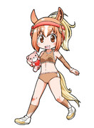 くりげちゃんとぬいぐるみ