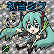 初音ミク　ビックリマン.ver