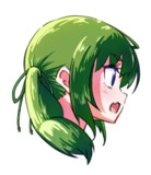 うちの子の横顔