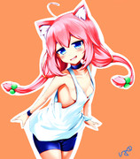 猫宮ひなたちゃん (習作55枚目）