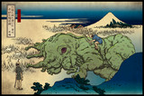 邪神三十六景『川辺に流れ着いた奇妙な鯨の骸』