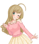 【立ち絵】佐藤心・髪下ろしver.【私服】