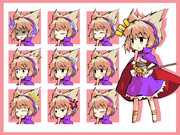 デフォルメ神子立ち絵＋アイコン