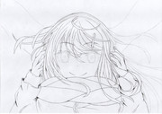 なびく髪 ニコニコ静画 イラスト