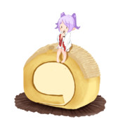 白魔道士とロールケーキ