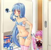 過去絵あそび 琴葉葵＆あかねちゃん