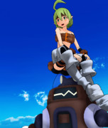 戦士女さん、サーズデイに乗る。